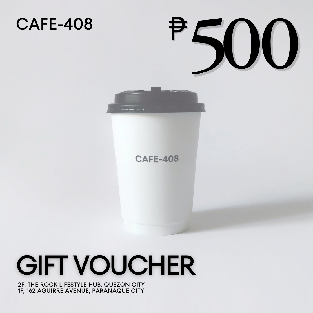 CAFE 408 VOUCHER – 500 PESOS