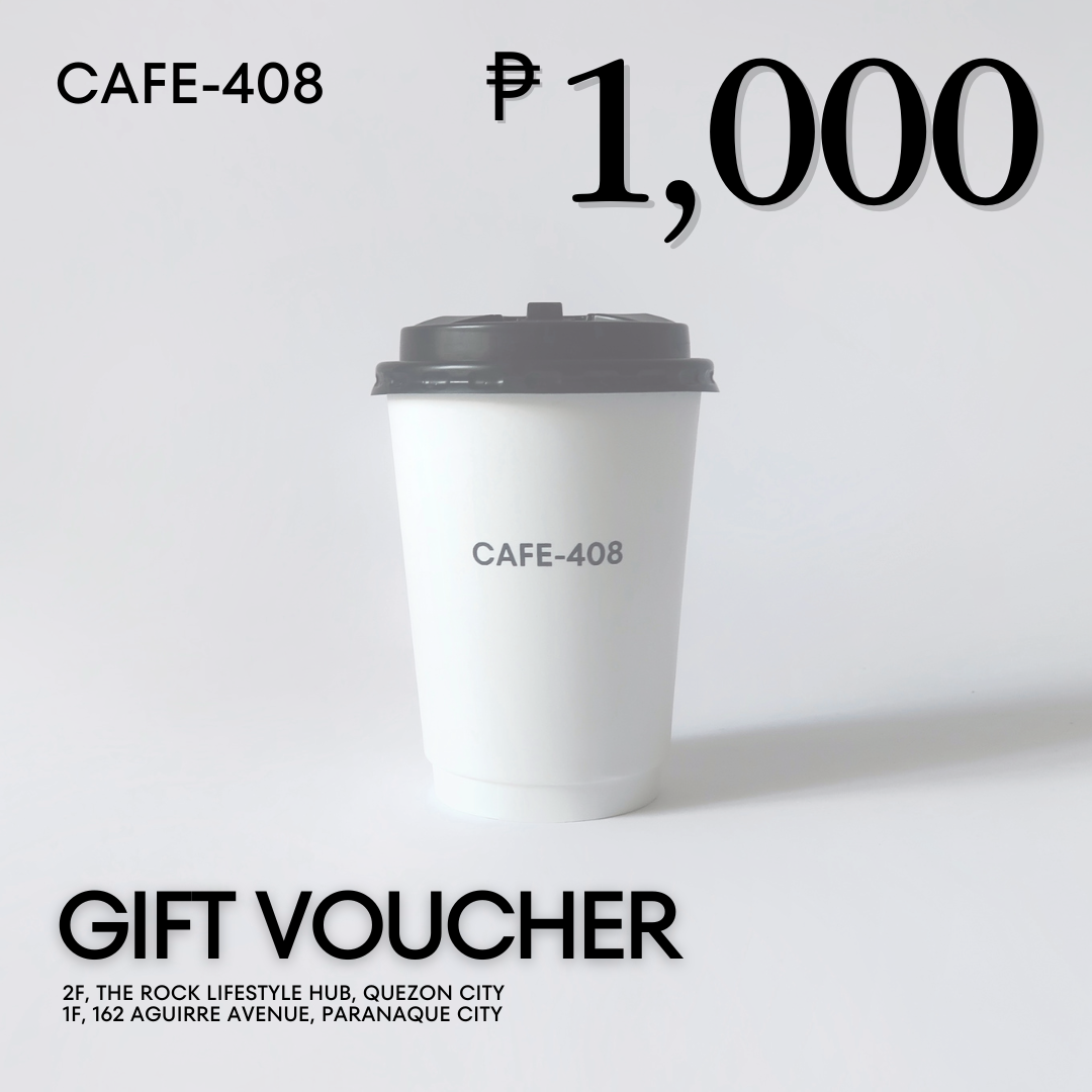 CAFE 408 VOUCHER – 1,000 PESOS