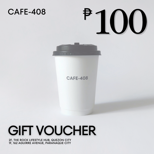 CAFE 408 VOUCHER – 100 PESOS