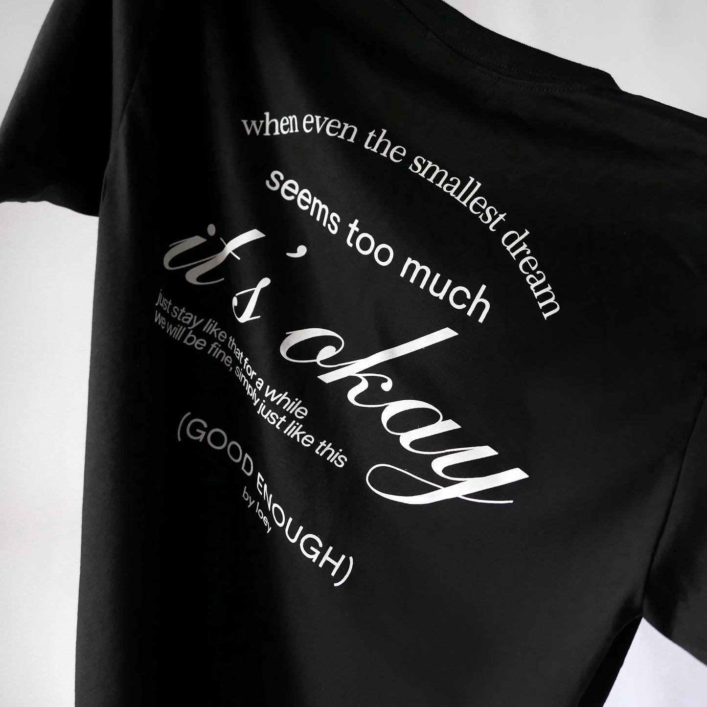 GOOD ENOUGH SHIRT VER. 3 (BLACK)